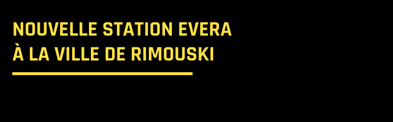 La borne EVera débarque à Rimouski!